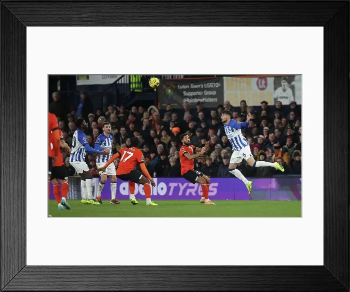 Framed Print : Luton Town v Brighton and Hove Albion Premier League 30JAN24 Framed Print : Luton Town v Brighton and Hove Albion Premier League 30JAN24