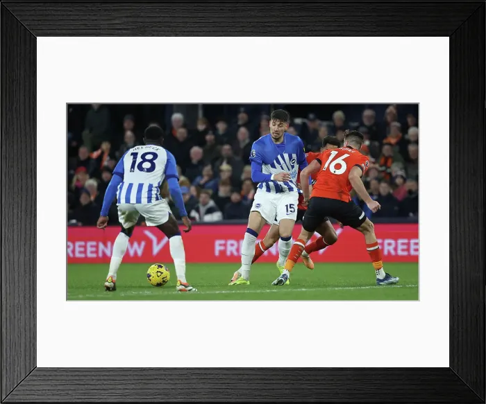 Framed Print : Luton Town v Brighton and Hove Albion Premier League 30JAN24 Framed Print : Luton Town v Brighton and Hove Albion Premier League 30JAN24