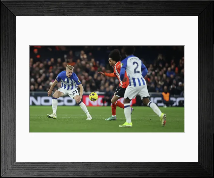 Framed Print : Luton Town v Brighton and Hove Albion Premier League 30JAN24 Framed Print : Luton Town v Brighton and Hove Albion Premier League 30JAN24