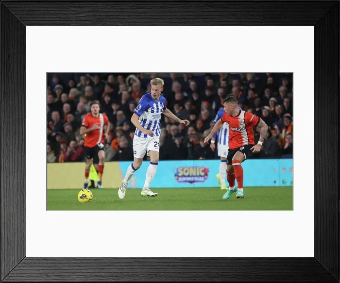 Framed Print : Luton Town v Brighton and Hove Albion Premier League 30JAN24 Framed Print : Luton Town v Brighton and Hove Albion Premier League 30JAN24