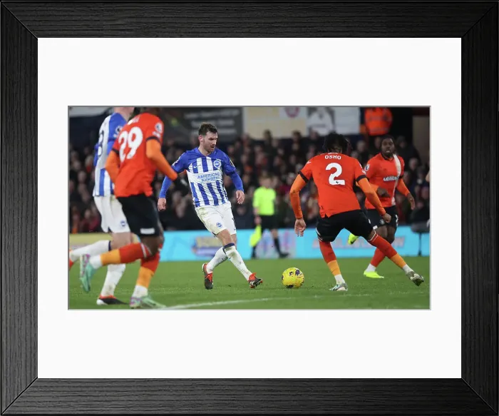 Framed Print : Luton Town v Brighton and Hove Albion Premier League 30JAN24 Framed Print : Luton Town v Brighton and Hove Albion Premier League 30JAN24