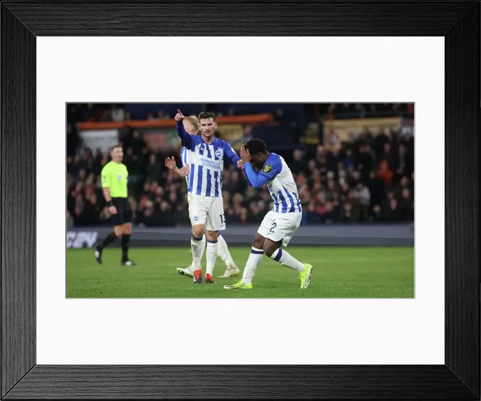 Framed Print : Luton Town v Brighton and Hove Albion Premier League 30JAN24 Framed Print : Luton Town v Brighton and Hove Albion Premier League 30JAN24