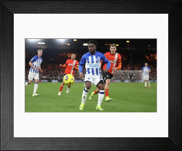 Framed Print : Luton Town v Brighton and Hove Albion Premier League 30JAN24 Framed Print : Luton Town v Brighton and Hove Albion Premier League 30JAN24