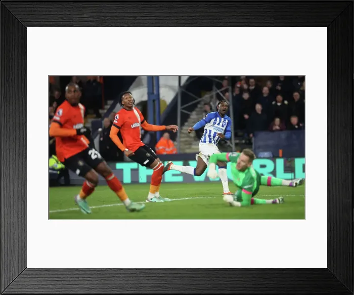 Framed Print : Luton Town v Brighton and Hove Albion Premier League 30JAN24 Framed Print : Luton Town v Brighton and Hove Albion Premier League 30JAN24
