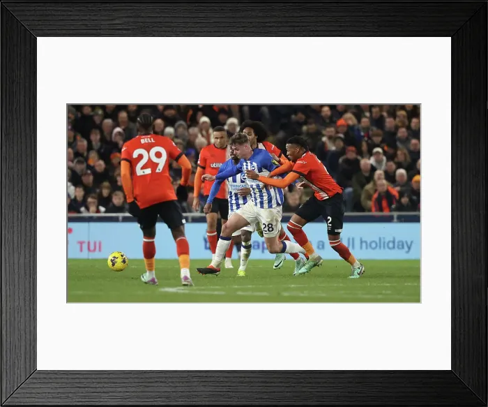 Framed Print : Luton Town v Brighton and Hove Albion Premier League 30JAN24 Framed Print : Luton Town v Brighton and Hove Albion Premier League 30JAN24