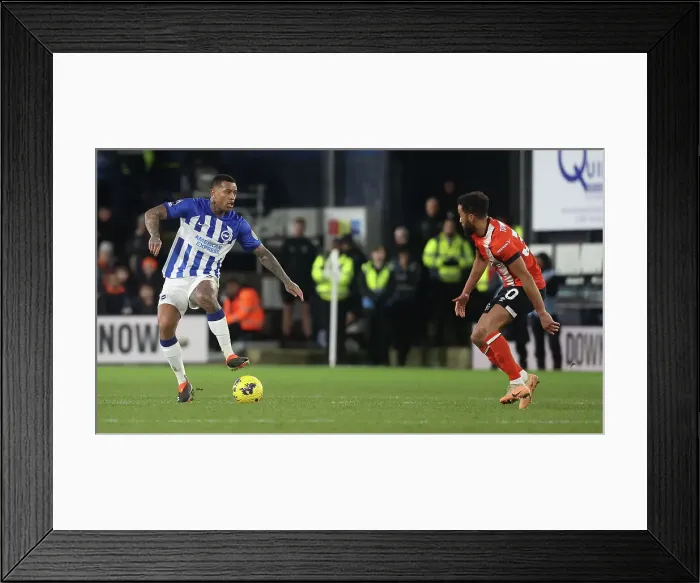 Framed Print : Luton Town v Brighton and Hove Albion Premier League 30JAN24 Framed Print : Luton Town v Brighton and Hove Albion Premier League 30JAN24