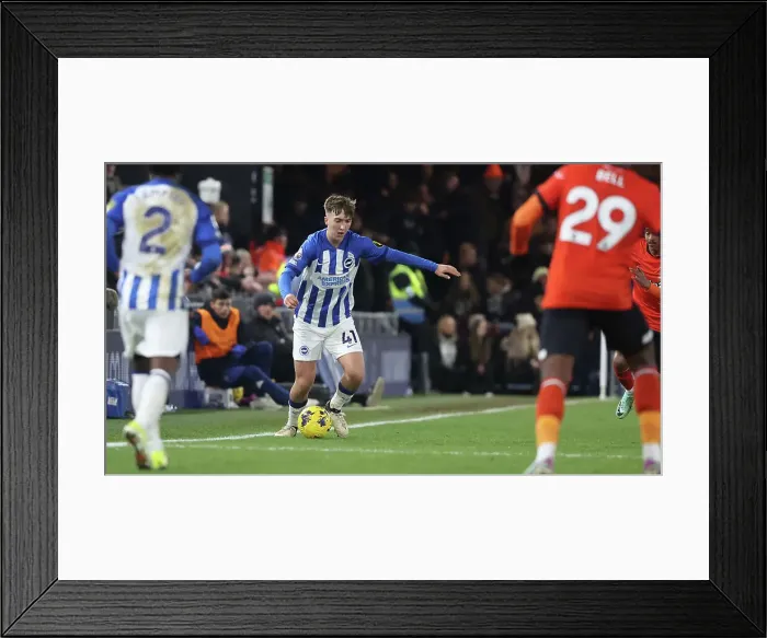 Framed Print : Luton Town v Brighton and Hove Albion Premier League 30JAN24 Framed Print : Luton Town v Brighton and Hove Albion Premier League 30JAN24