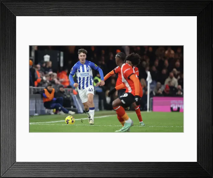 Framed Print : Luton Town v Brighton and Hove Albion Premier League 30JAN24 Framed Print : Luton Town v Brighton and Hove Albion Premier League 30JAN24
