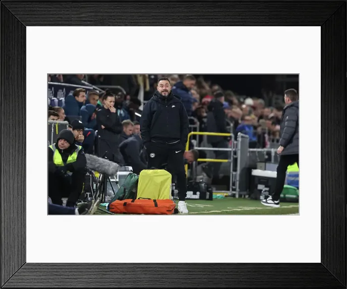 Framed Print : Luton Town v Brighton and Hove Albion Premier League 30JAN24 Framed Print : Luton Town v Brighton and Hove Albion Premier League 30JAN24