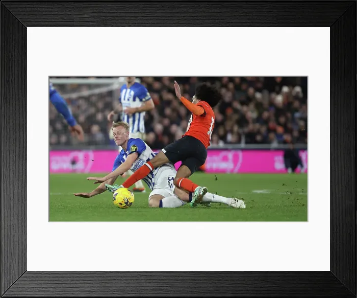 Framed Print : Luton Town v Brighton and Hove Albion Premier League 30JAN24 Framed Print : Luton Town v Brighton and Hove Albion Premier League 30JAN24