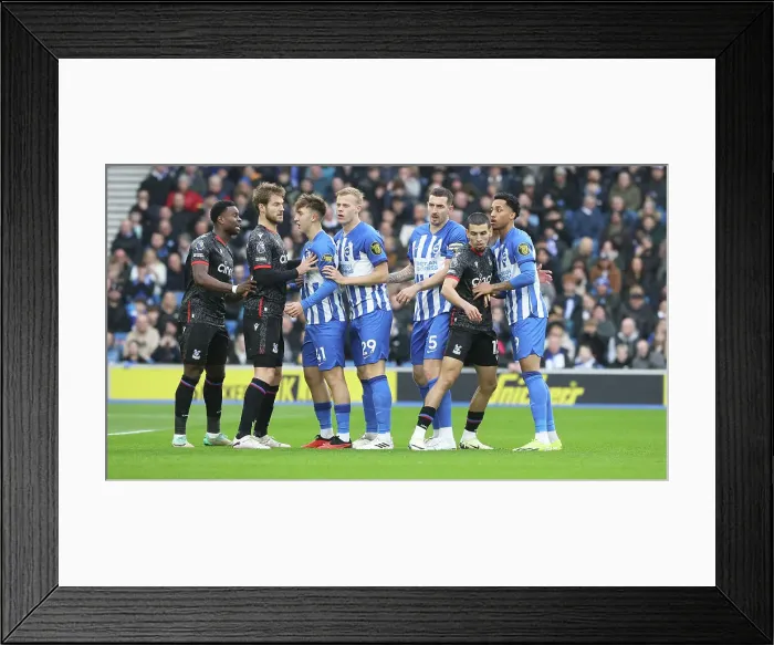 Framed Print : Brighton and Hove Albion v Crystal Palace Premier League 04FEB24 Framed Print : Brighton and Hove Albion v Crystal Palace Premier League 04FEB24