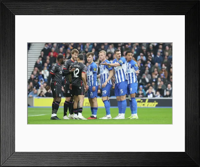 Framed Print : Brighton and Hove Albion v Crystal Palace Premier League 04FEB24 Framed Print : Brighton and Hove Albion v Crystal Palace Premier League 04FEB24