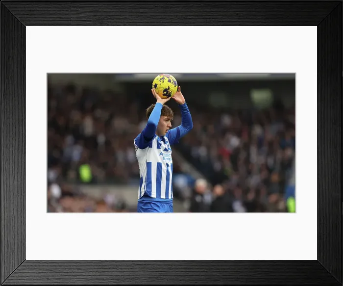 Framed Print : Brighton and Hove Albion v Crystal Palace Premier League 04FEB24 Framed Print : Brighton and Hove Albion v Crystal Palace Premier League 04FEB24