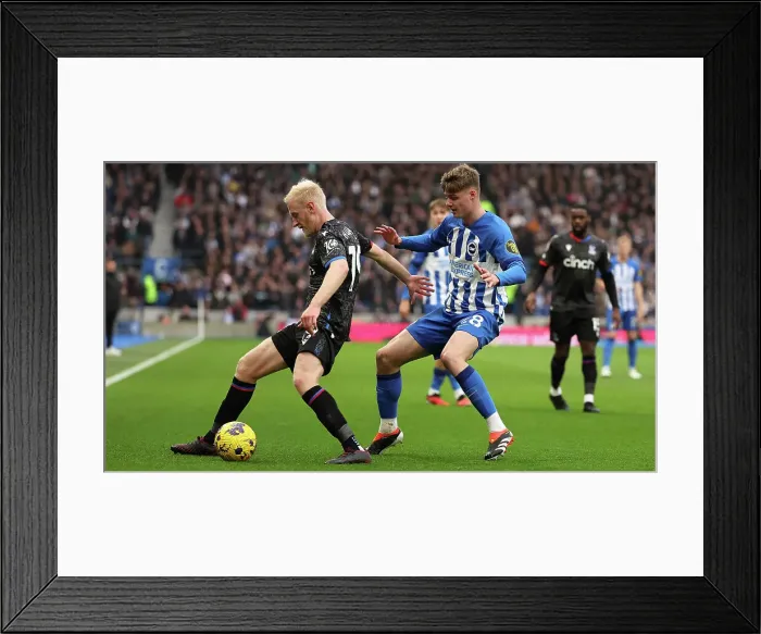 Framed Print : Brighton and Hove Albion v Crystal Palace Premier League 04FEB24 Framed Print : Brighton and Hove Albion v Crystal Palace Premier League 04FEB24
