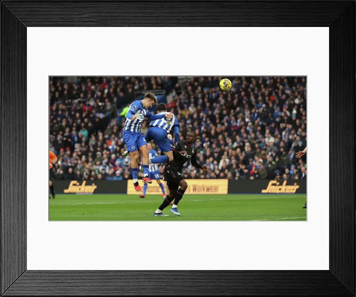 Framed Print : Brighton and Hove Albion v Crystal Palace Premier League 04FEB24 Framed Print : Brighton and Hove Albion v Crystal Palace Premier League 04FEB24