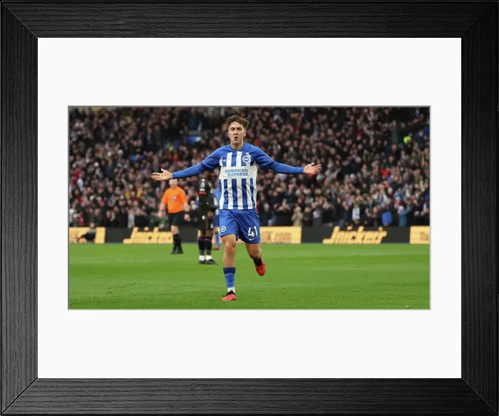 Framed Print : Brighton and Hove Albion v Crystal Palace Premier League 04FEB24 Framed Print : Brighton and Hove Albion v Crystal Palace Premier League 04FEB24