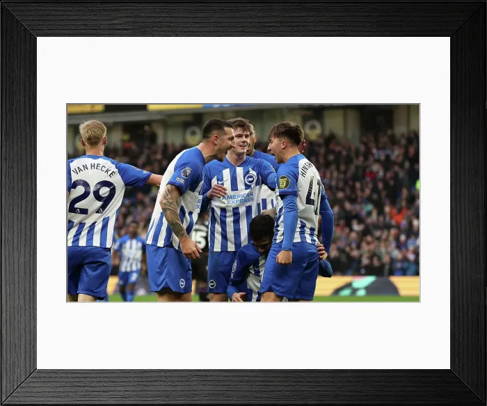 Framed Print : Brighton and Hove Albion v Crystal Palace Premier League 04FEB24 Framed Print : Brighton and Hove Albion v Crystal Palace Premier League 04FEB24