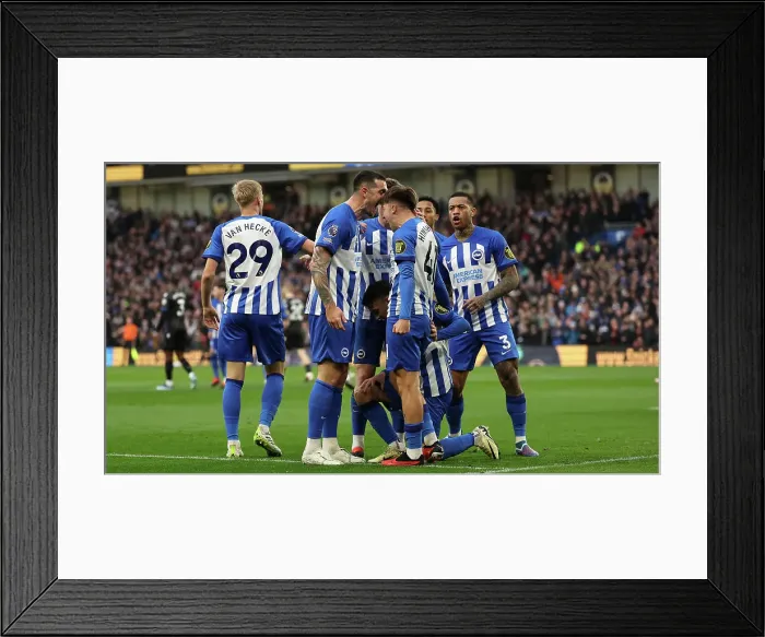 Framed Print : Brighton and Hove Albion v Crystal Palace Premier League 04FEB24 Framed Print : Brighton and Hove Albion v Crystal Palace Premier League 04FEB24