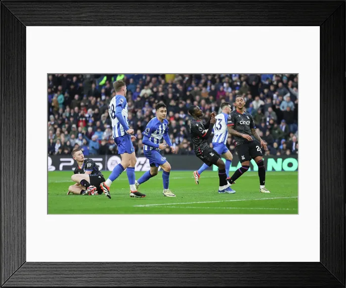 Framed Print : Brighton and Hove Albion v Crystal Palace Premier League 04FEB24 Framed Print : Brighton and Hove Albion v Crystal Palace Premier League 04FEB24