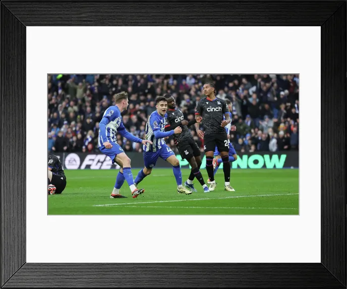 Framed Print : Brighton and Hove Albion v Crystal Palace Premier League 04FEB24 Framed Print : Brighton and Hove Albion v Crystal Palace Premier League 04FEB24
