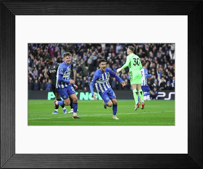 Framed Print : Brighton and Hove Albion v Crystal Palace Premier League 04FEB24 Framed Print : Brighton and Hove Albion v Crystal Palace Premier League 04FEB24