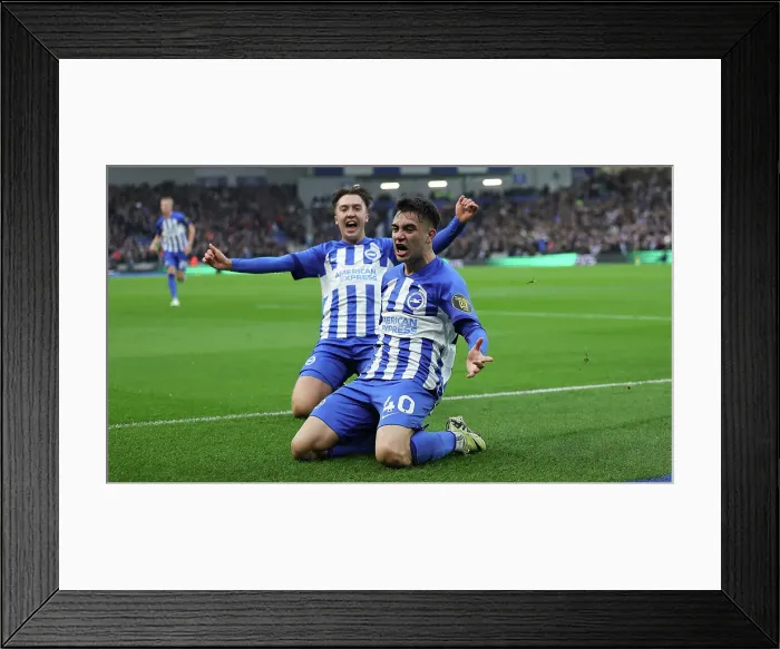 Framed Print : Brighton and Hove Albion v Crystal Palace Premier League 04FEB24 Framed Print : Brighton and Hove Albion v Crystal Palace Premier League 04FEB24