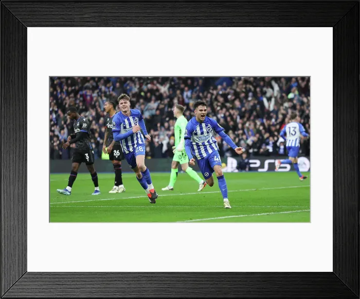 Framed Print : Brighton and Hove Albion v Crystal Palace Premier League 04FEB24 Framed Print : Brighton and Hove Albion v Crystal Palace Premier League 04FEB24