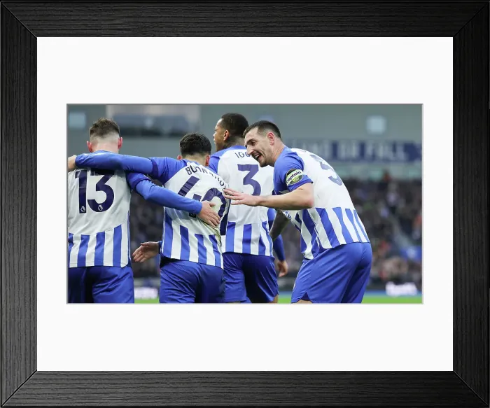 Framed Print : Brighton and Hove Albion v Crystal Palace Premier League 04FEB24 Framed Print : Brighton and Hove Albion v Crystal Palace Premier League 04FEB24