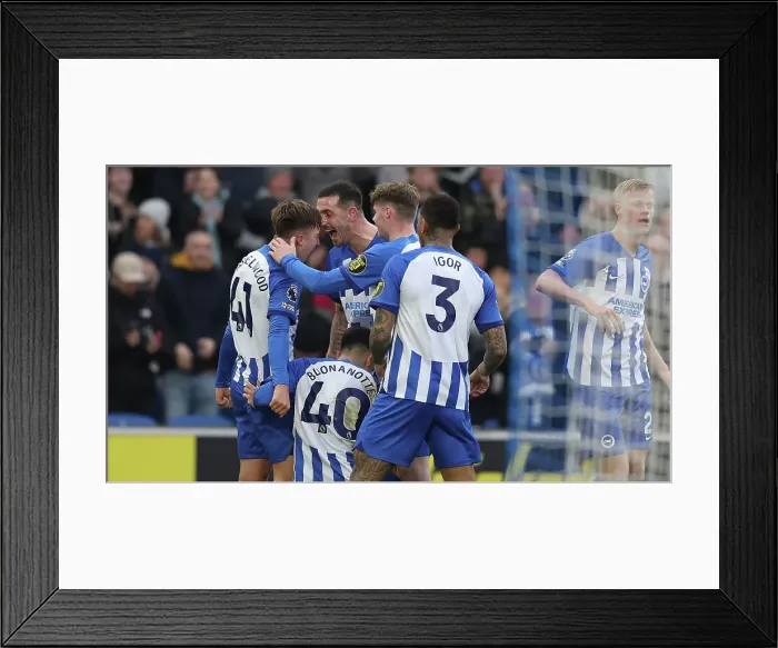 Framed Print : Brighton and Hove Albion v Crystal Palace Premier League 04FEB24 Framed Print : Brighton and Hove Albion v Crystal Palace Premier League 04FEB24
