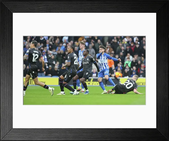 Framed Print : Brighton and Hove Albion v Crystal Palace Premier League 04FEB24 Framed Print : Brighton and Hove Albion v Crystal Palace Premier League 04FEB24