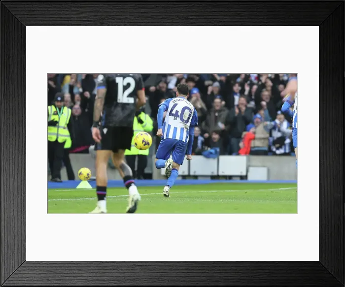 Framed Print : Brighton and Hove Albion v Crystal Palace Premier League 04FEB24 Framed Print : Brighton and Hove Albion v Crystal Palace Premier League 04FEB24