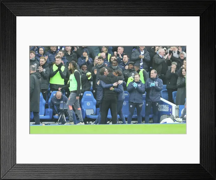 Framed Print : Brighton and Hove Albion v Crystal Palace Premier League 04FEB24 Framed Print : Brighton and Hove Albion v Crystal Palace Premier League 04FEB24