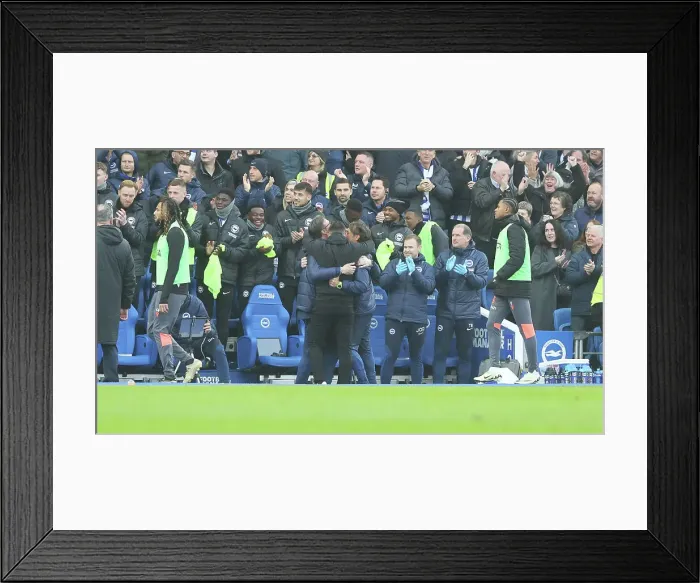 Framed Print : Brighton and Hove Albion v Crystal Palace Premier League 04FEB24 Framed Print : Brighton and Hove Albion v Crystal Palace Premier League 04FEB24