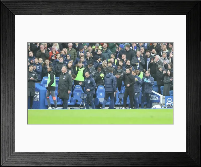 Framed Print : Brighton and Hove Albion v Crystal Palace Premier League 04FEB24 Framed Print : Brighton and Hove Albion v Crystal Palace Premier League 04FEB24