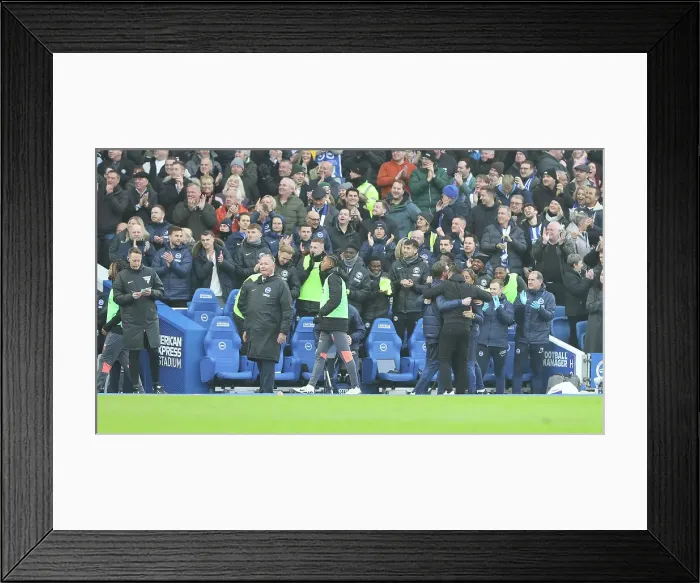 Framed Print : Brighton and Hove Albion v Crystal Palace Premier League 04FEB24 Framed Print : Brighton and Hove Albion v Crystal Palace Premier League 04FEB24