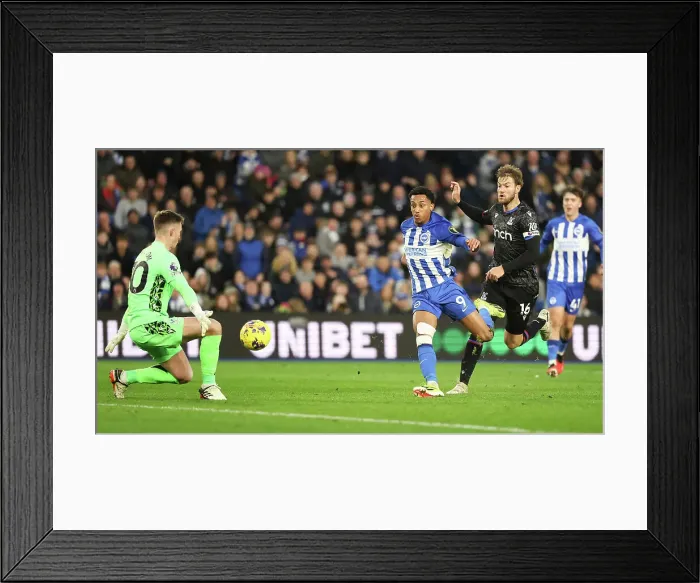 Framed Print : Brighton and Hove Albion v Crystal Palace Premier League 04FEB24 Framed Print : Brighton and Hove Albion v Crystal Palace Premier League 04FEB24