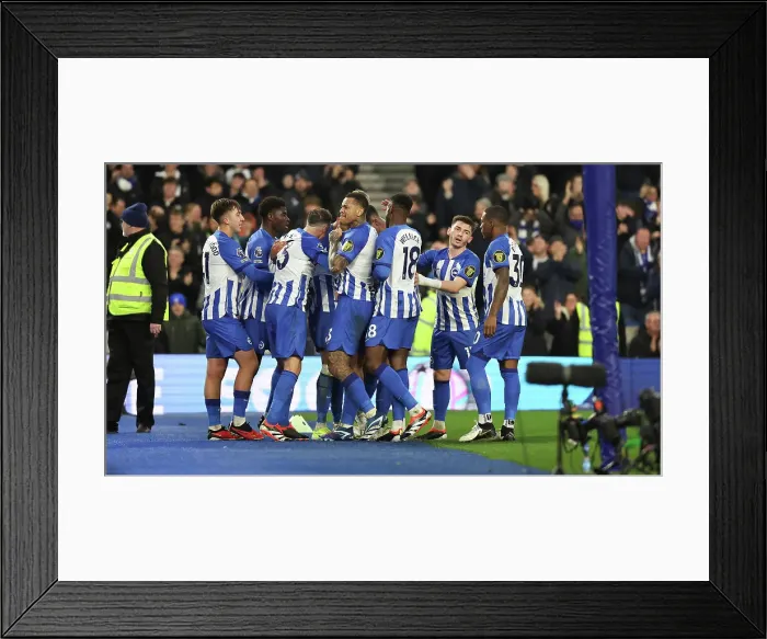 Framed Print : Brighton and Hove Albion v Crystal Palace Premier League 04FEB24 Framed Print : Brighton and Hove Albion v Crystal Palace Premier League 04FEB24