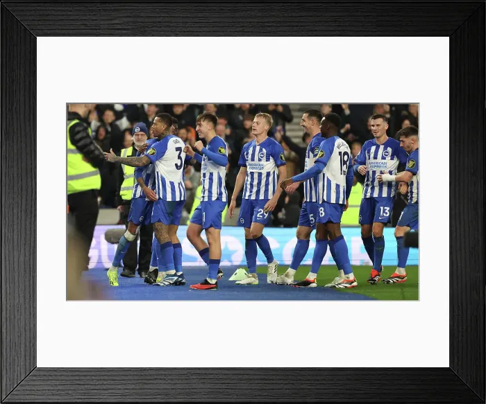Framed Print : Brighton and Hove Albion v Crystal Palace Premier League 04FEB24 Framed Print : Brighton and Hove Albion v Crystal Palace Premier League 04FEB24