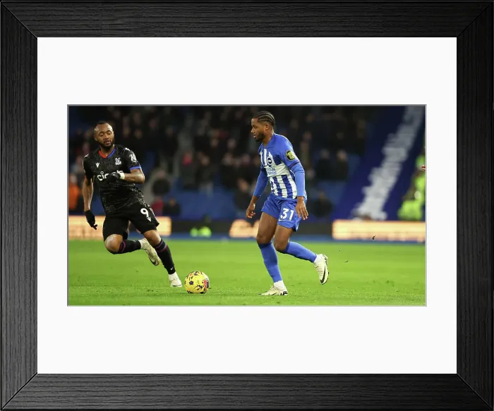 Framed Print : Brighton and Hove Albion v Crystal Palace Premier League 04FEB24 Framed Print : Brighton and Hove Albion v Crystal Palace Premier League 04FEB24