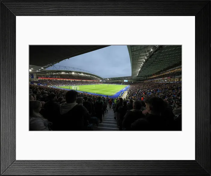 Framed Print : Brighton and Hove Albion v Crystal Palace Premier League 04FEB24