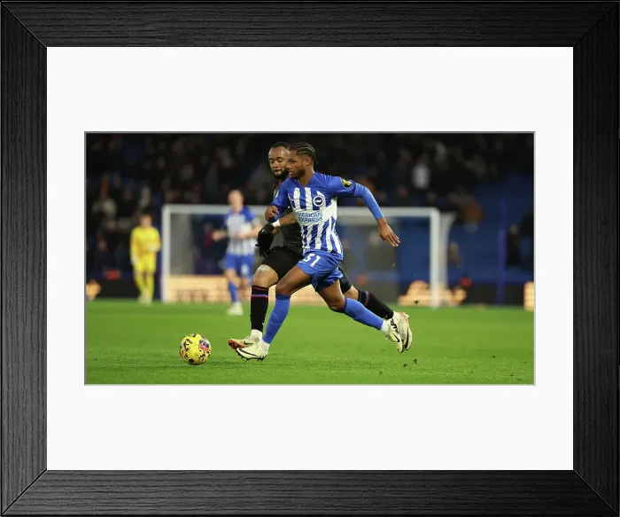 Framed Print : Brighton and Hove Albion v Crystal Palace Premier League 04FEB24 Framed Print : Brighton and Hove Albion v Crystal Palace Premier League 04FEB24