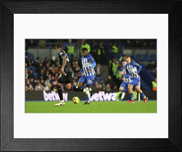 Framed Print : Brighton and Hove Albion v Crystal Palace Premier League 04FEB24 Framed Print : Brighton and Hove Albion v Crystal Palace Premier League 04FEB24