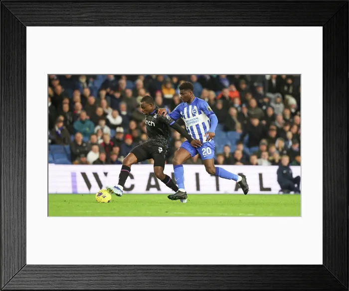Framed Print : Brighton and Hove Albion v Crystal Palace Premier League 04FEB24 Framed Print : Brighton and Hove Albion v Crystal Palace Premier League 04FEB24