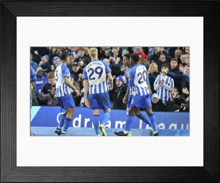 Framed Print : Brighton and Hove Albion v Crystal Palace Premier League 04FEB24 Framed Print : Brighton and Hove Albion v Crystal Palace Premier League 04FEB24