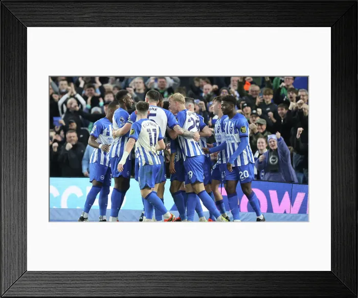 Framed Print : Brighton and Hove Albion v Crystal Palace Premier League 04FEB24 Framed Print : Brighton and Hove Albion v Crystal Palace Premier League 04FEB24