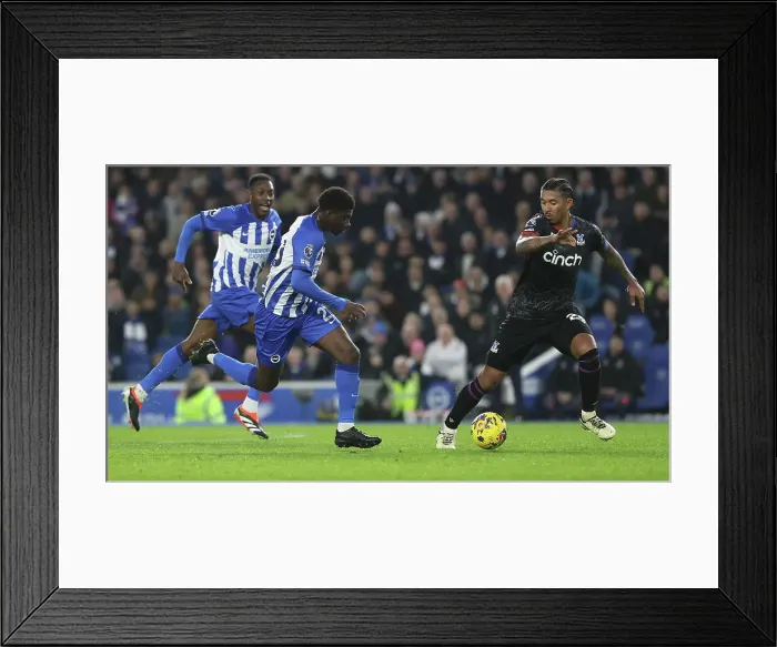 Framed Print : Brighton and Hove Albion v Crystal Palace Premier League 04FEB24 Framed Print : Brighton and Hove Albion v Crystal Palace Premier League 04FEB24
