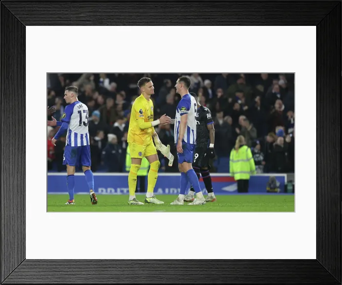 Framed Print : Brighton and Hove Albion v Crystal Palace Premier League 04FEB24 Framed Print : Brighton and Hove Albion v Crystal Palace Premier League 04FEB24