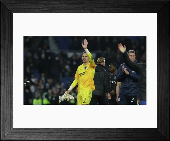 Framed Print : Brighton and Hove Albion v Crystal Palace Premier League 04FEB24 Framed Print : Brighton and Hove Albion v Crystal Palace Premier League 04FEB24