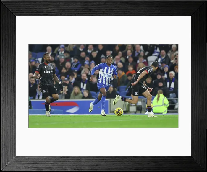 Framed Print : Brighton and Hove Albion v Crystal Palace Premier League 04FEB24 Framed Print : Brighton and Hove Albion v Crystal Palace Premier League 04FEB24
