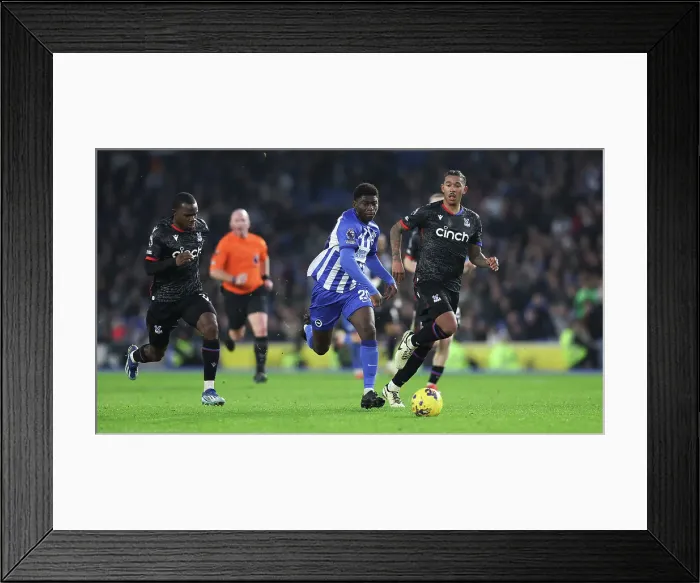 Framed Print : Brighton and Hove Albion v Crystal Palace Premier League 04FEB24 Framed Print : Brighton and Hove Albion v Crystal Palace Premier League 04FEB24
